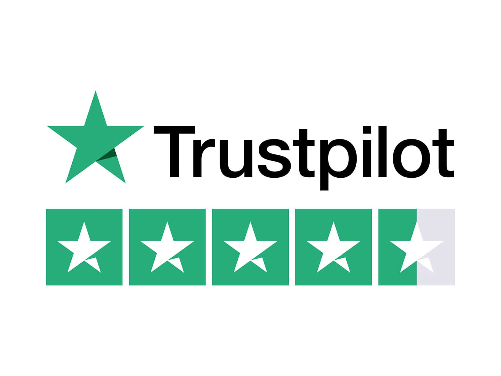 Trustpilot four and a half stars
