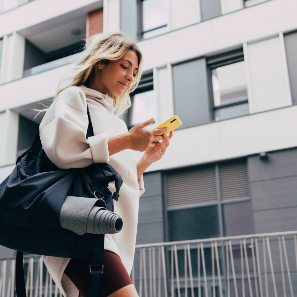 fitness coaching on the go