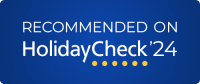 Recommended on HolidayCheck 24