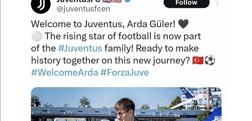 Juventus football club X account breached by threat actors