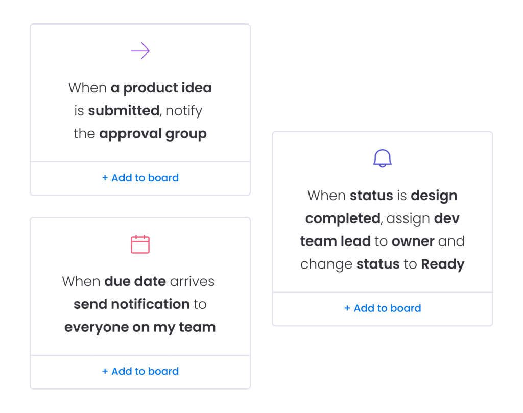 Automate repetitive tasks and save your team time with 150+ pre-built, customizable automations to focus on work that matters.