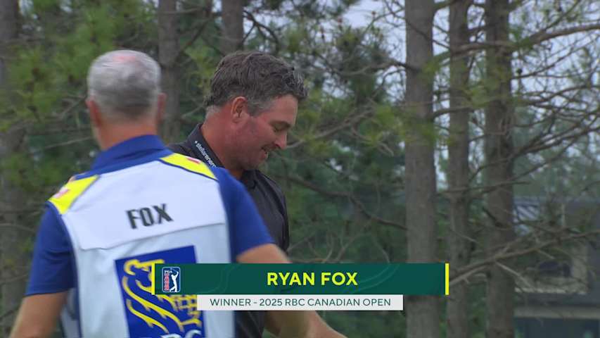 Ryan Fox takes victory on fourth playoff hole with birdie at RBC Canadian Open