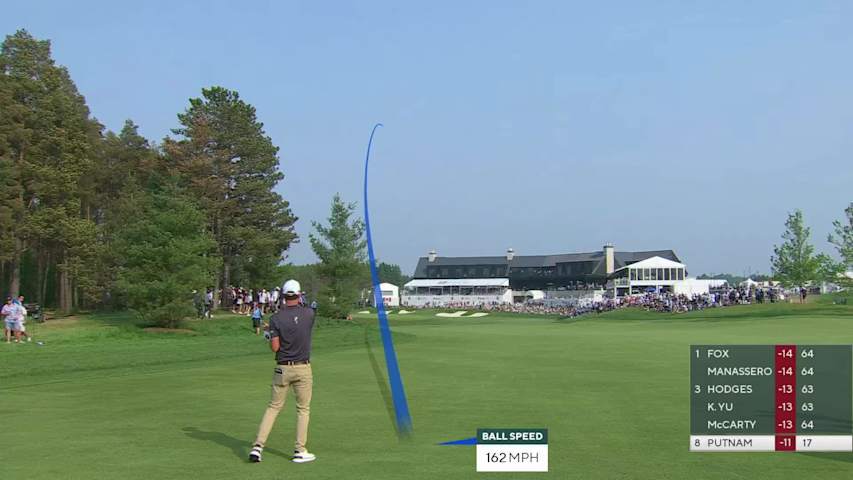 Andrew Putnam makes birdie on No. 18 at RBC Canadian