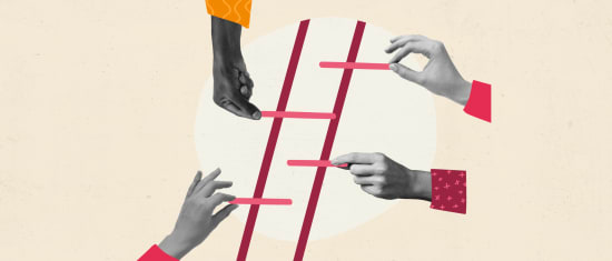 hands, ladder